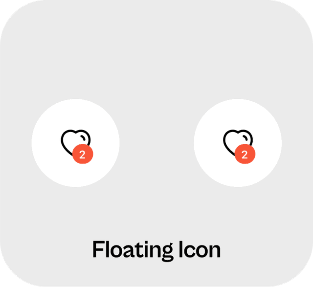 Badge Floating Icon