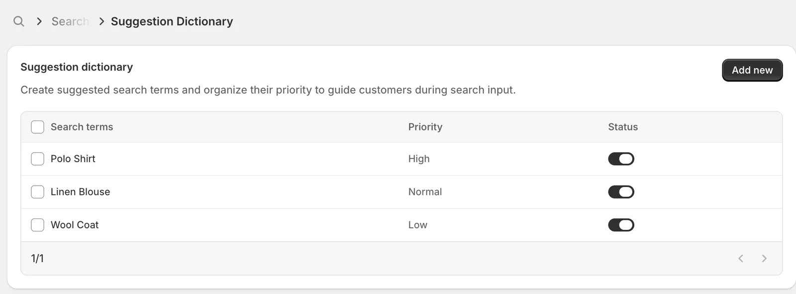 Step 3 — Read the list — Sledge