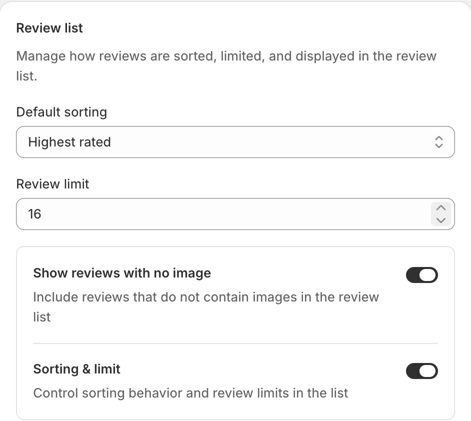 Review list — Sledge