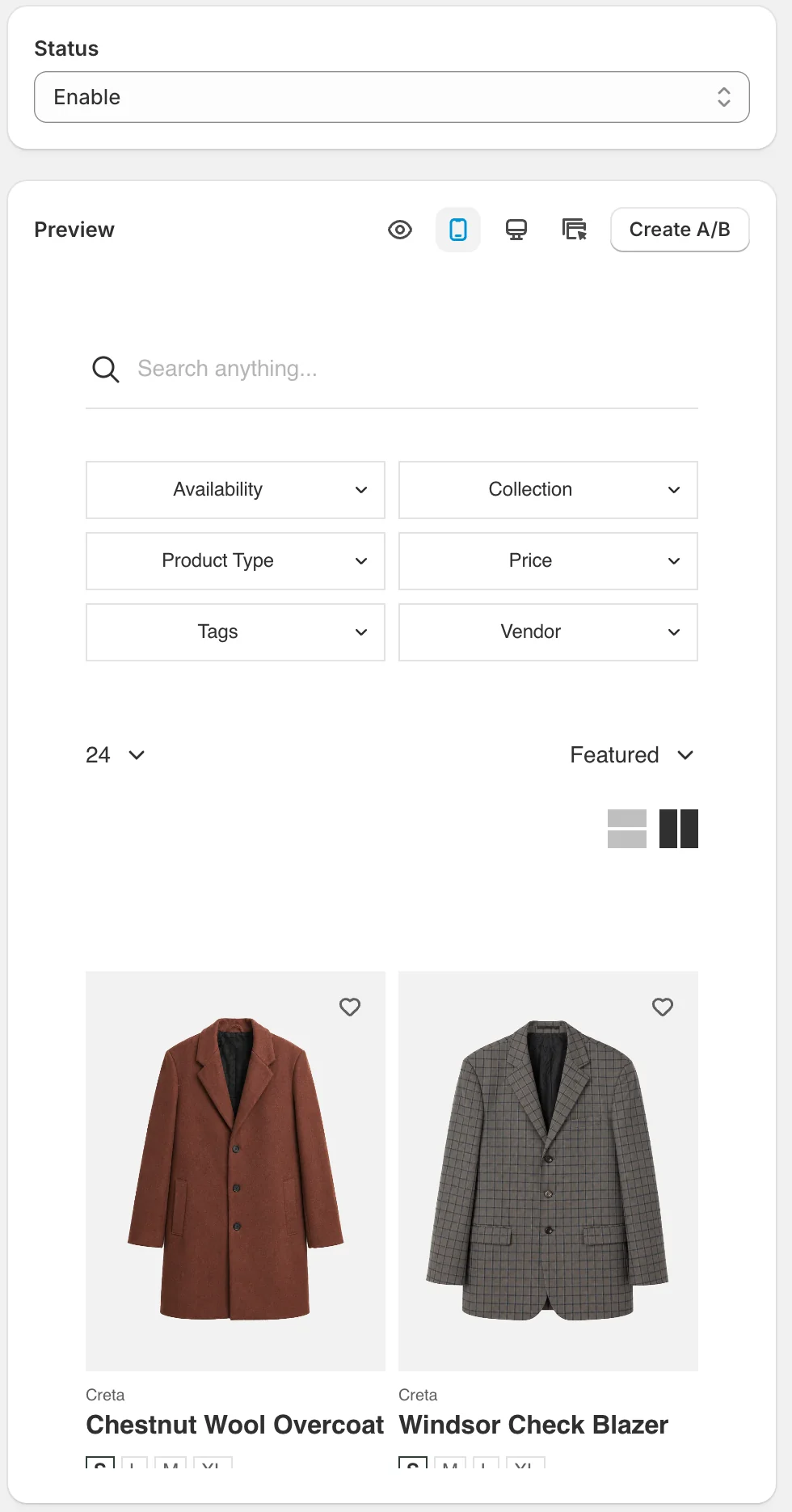 Status and Preview — Sledge