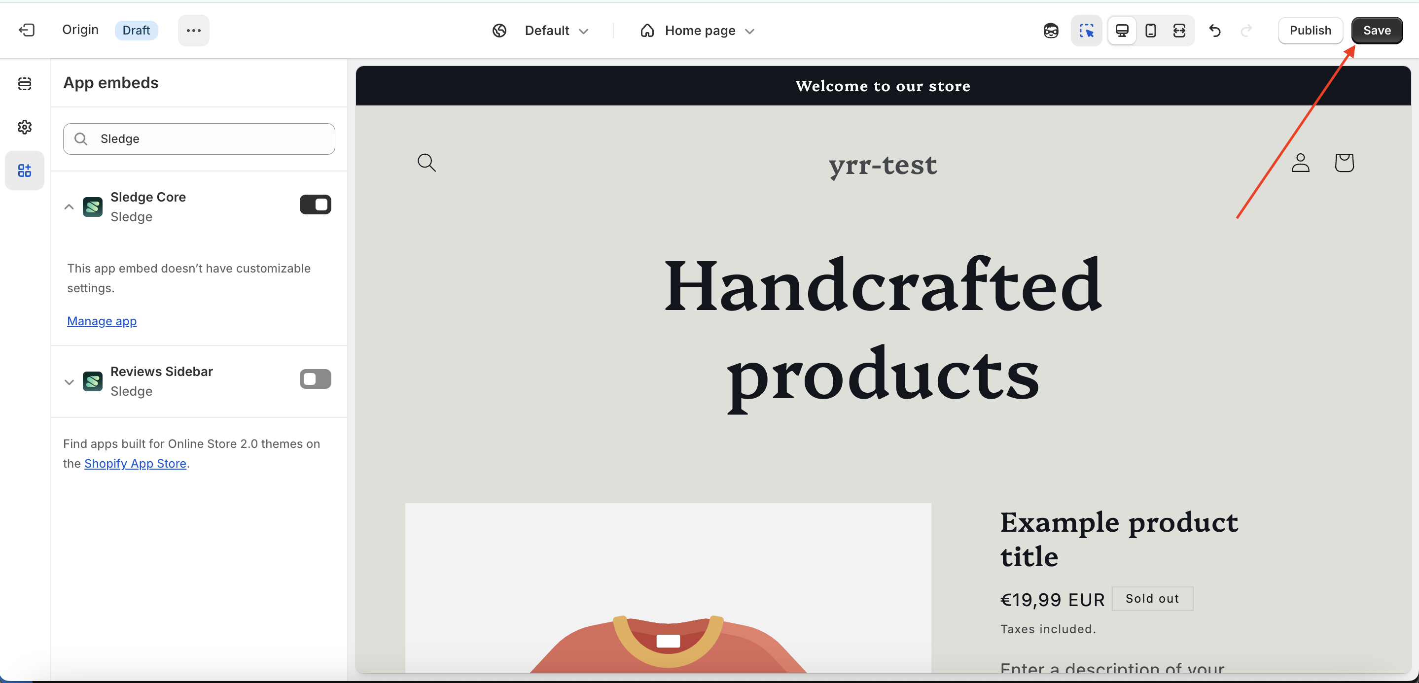 Badge Header Menu