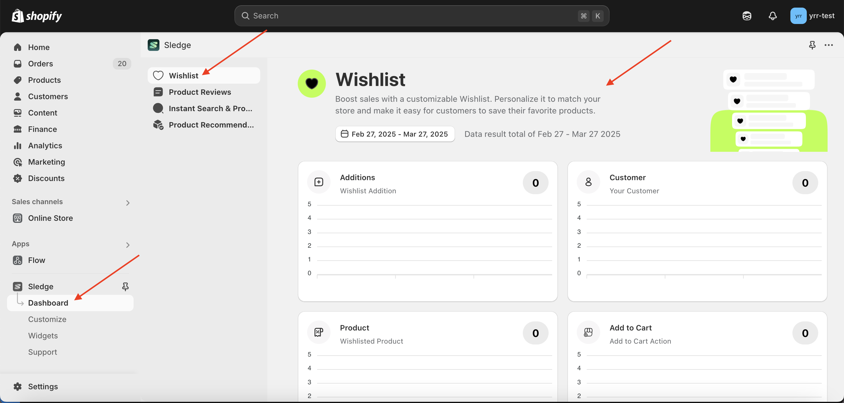 Badge Header Menu