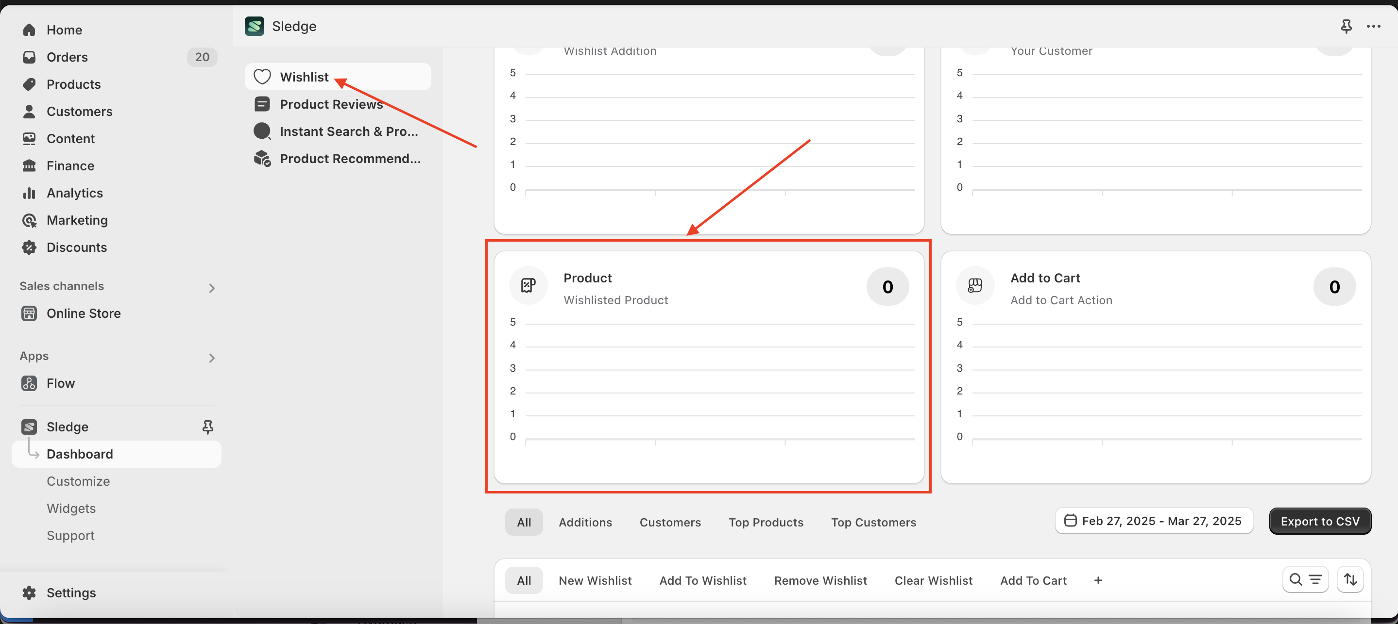 Badge Header Menu