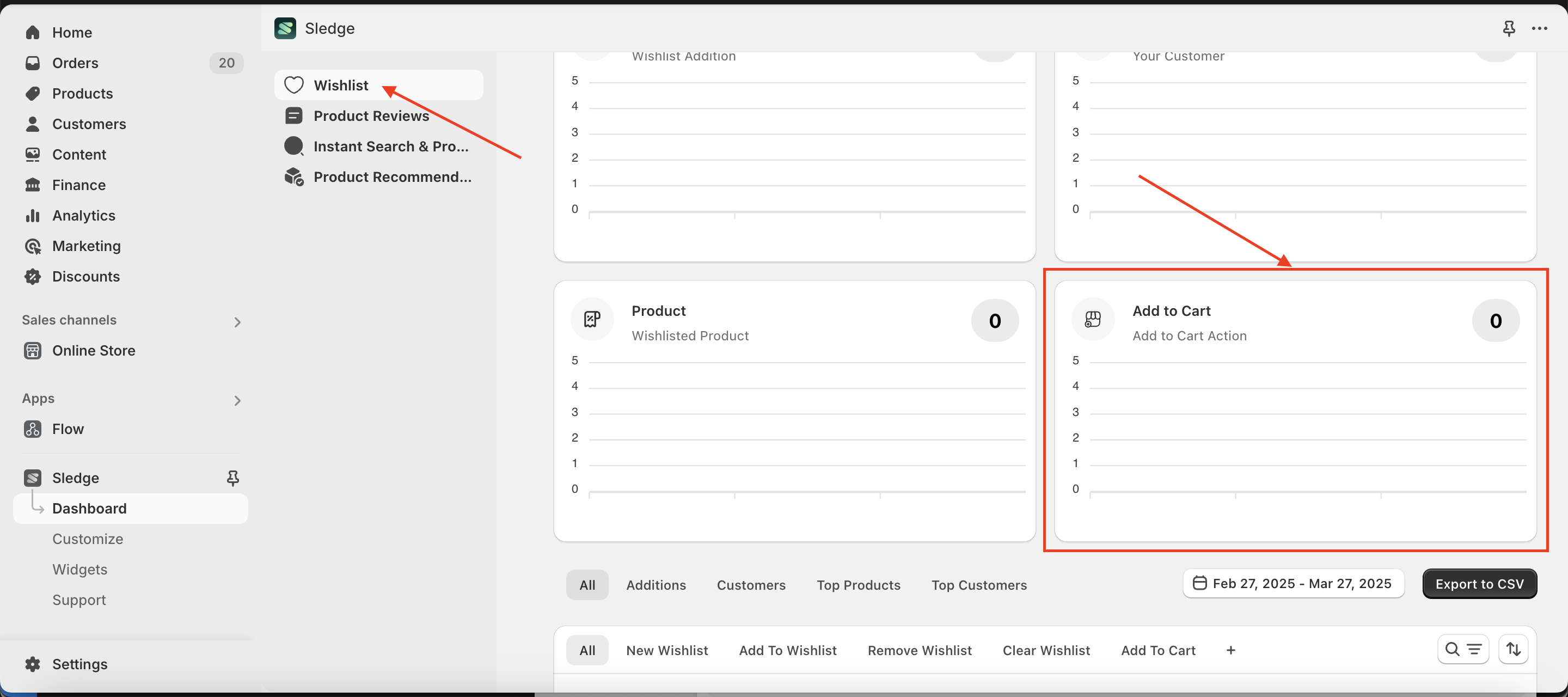 Badge Header Menu