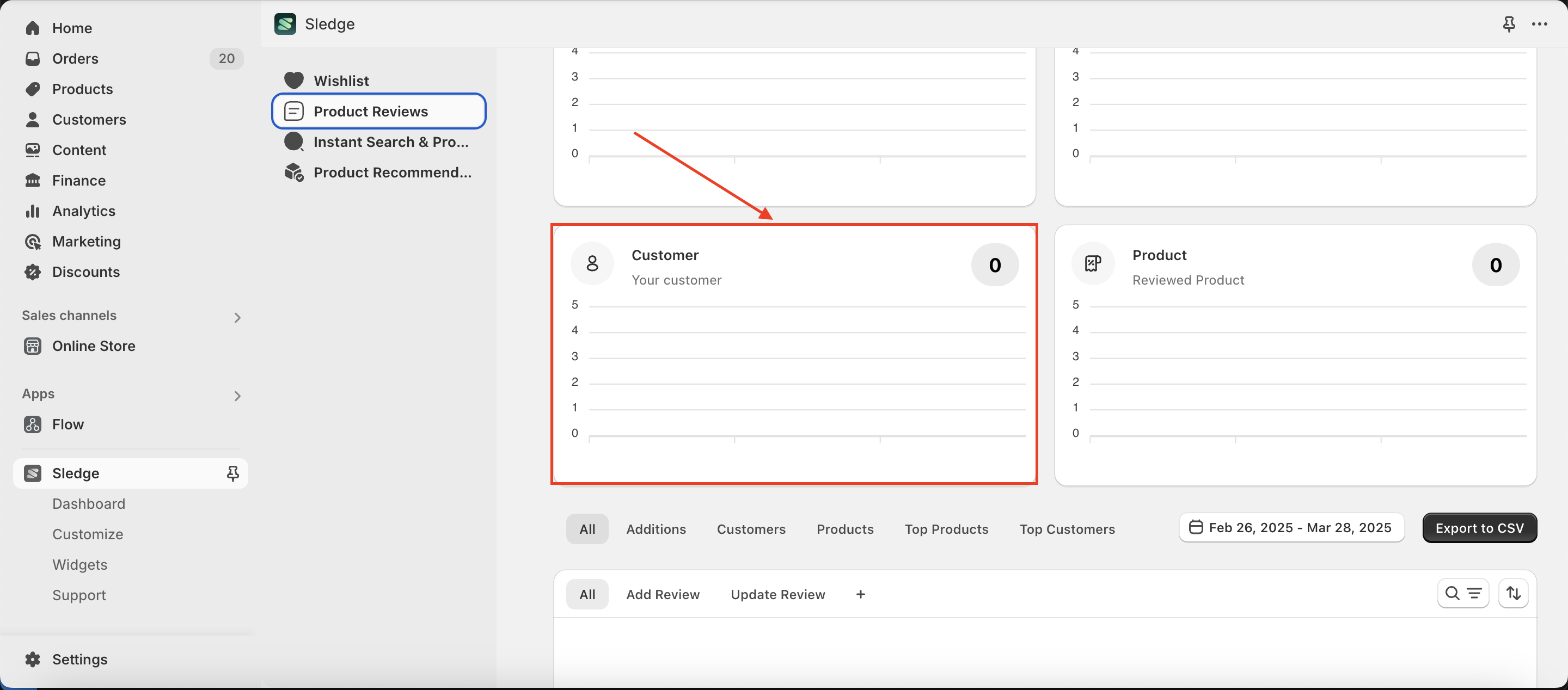 Badge Header Menu