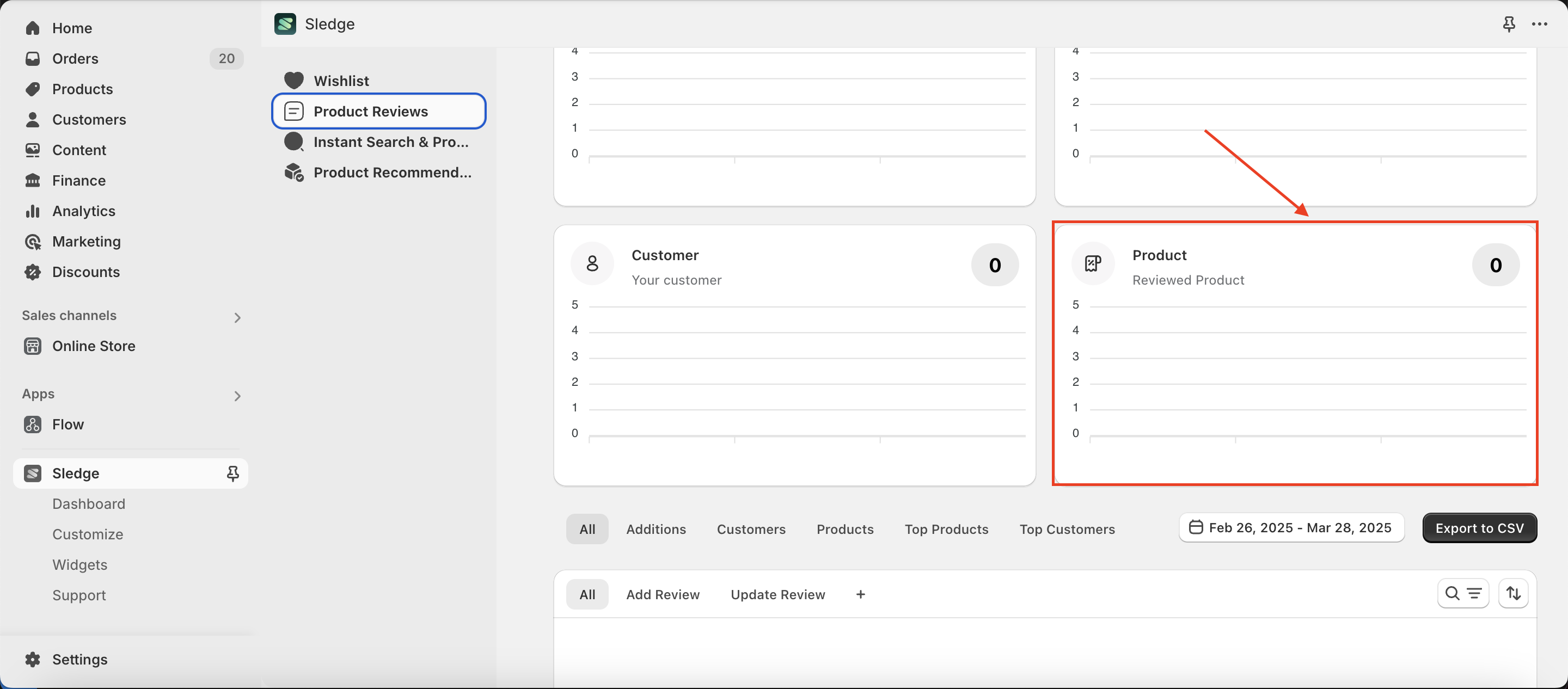 Badge Header Menu