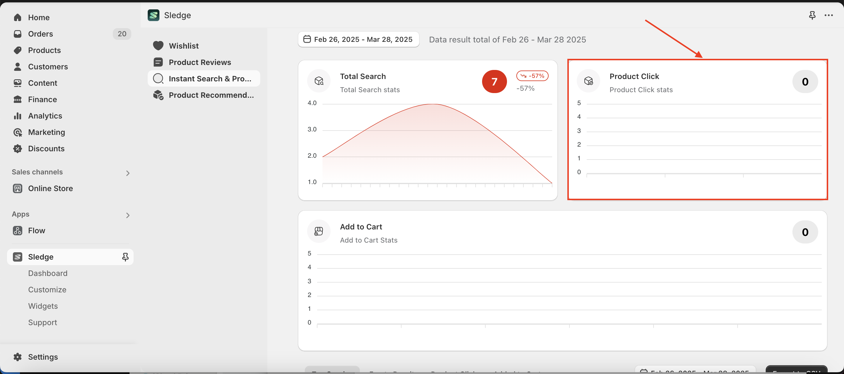 Badge Header Menu