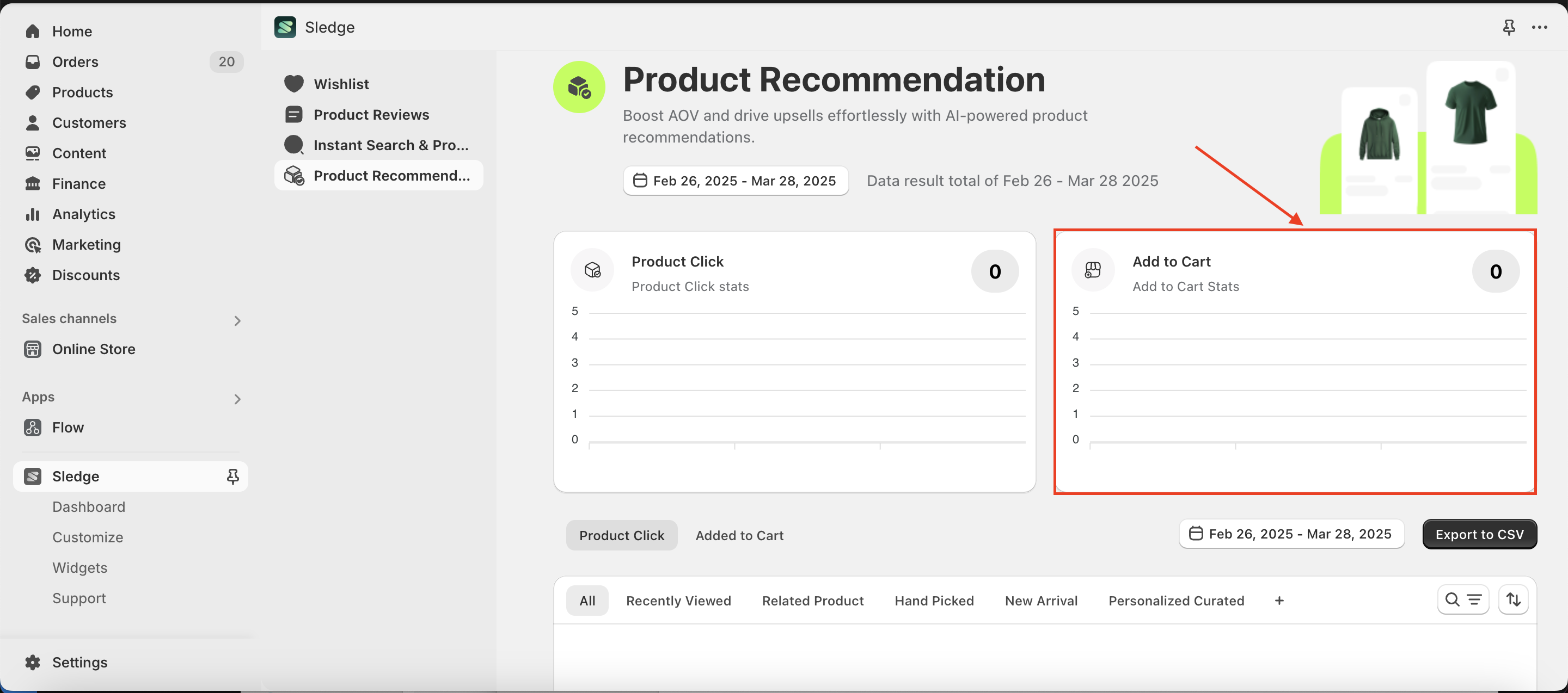 Badge Header Menu