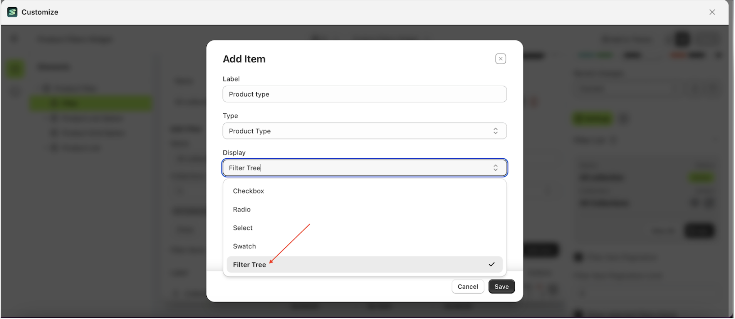 Badge Header Menu