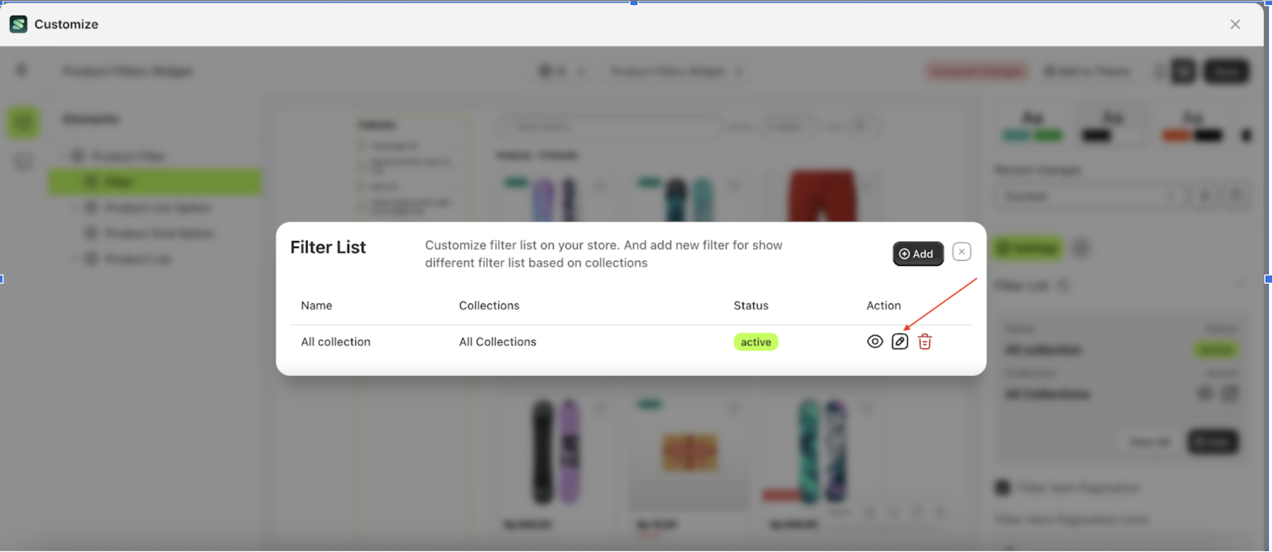 Badge Header Menu